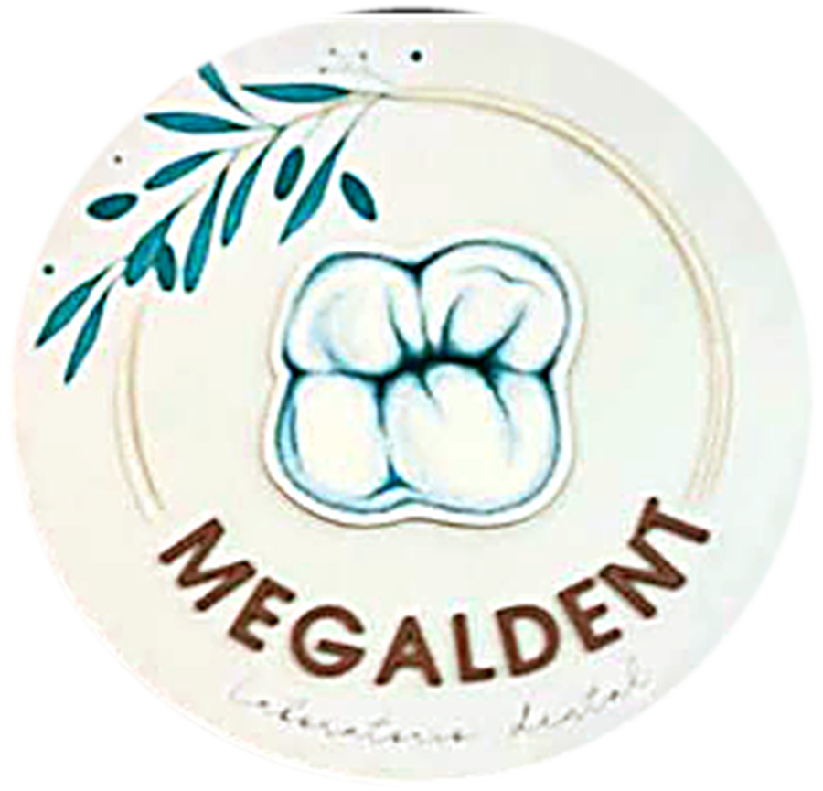 Logotipo real de Megaldent